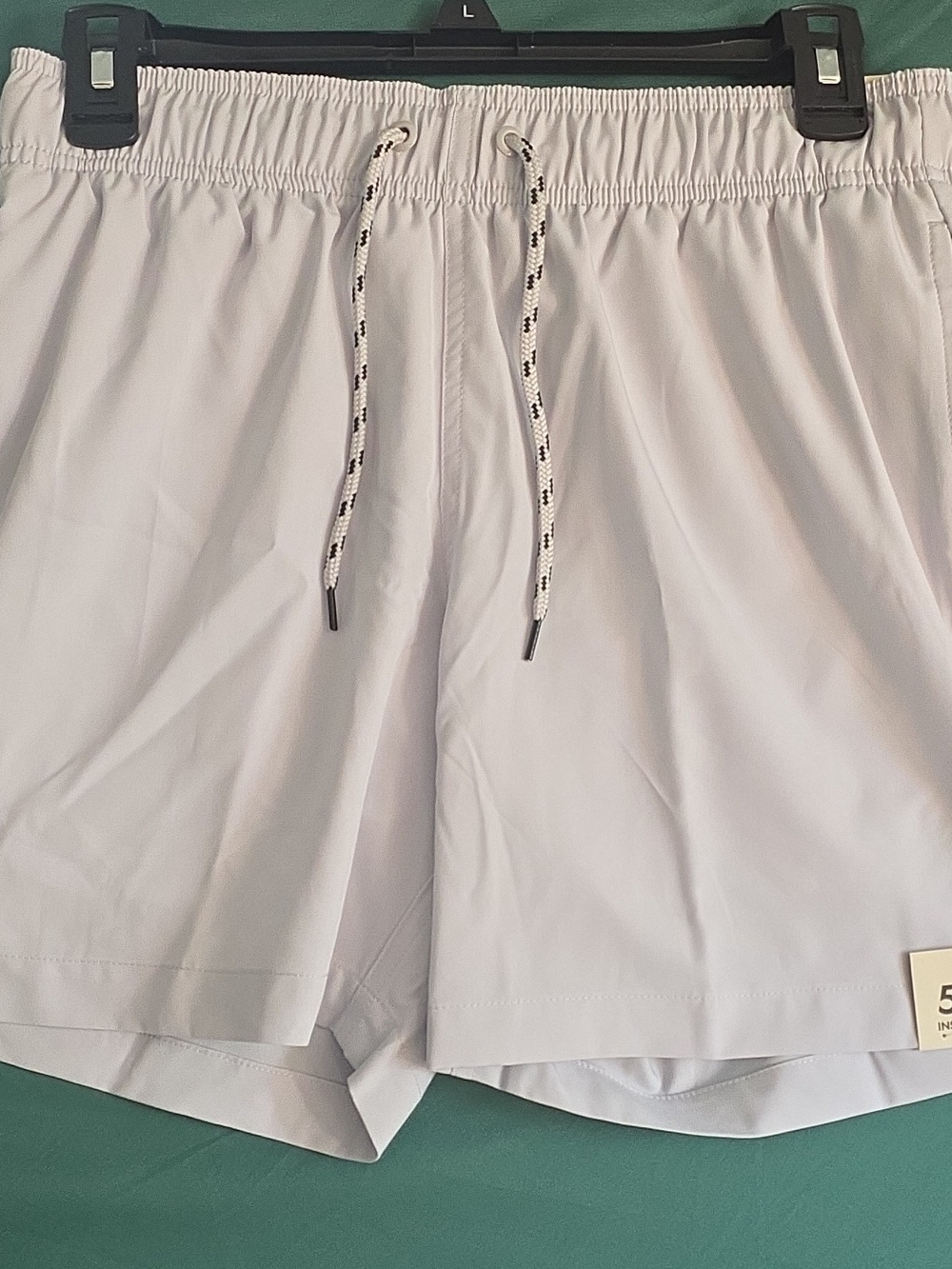 No Boundaries Light Gray Men's Swim Trunks